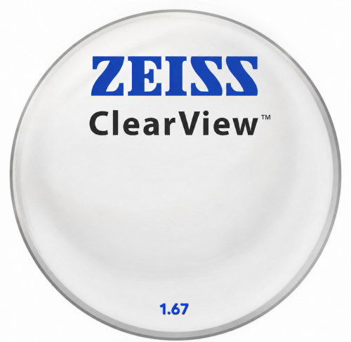 عدسات ZEISS CLEARVIEW 1.67