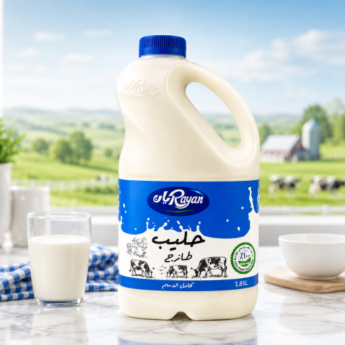 ريان حليب طازج (كامل الدسم) - 1.85 لتر