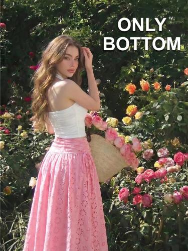SHEIN MOD تنورة نسائية بطراز بريطاني عتيق مطرزة بتصميم فراشة أنيق وعصري