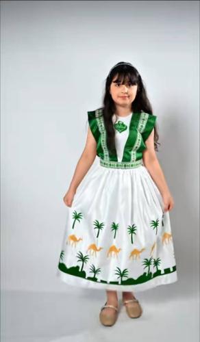 فستان اليوم الوطني السعودي الهبة