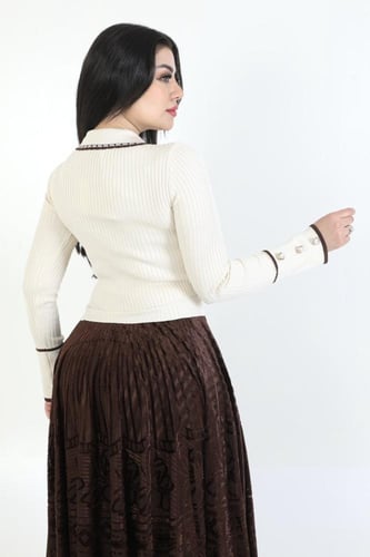 فستان ريب كلاسيك راقي – أناقة هادئة بتفاصيل ناعمة...