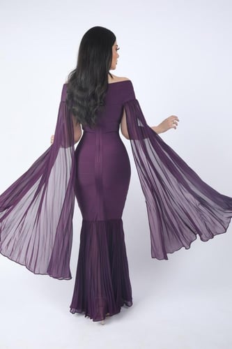 فستان سهرة طويل