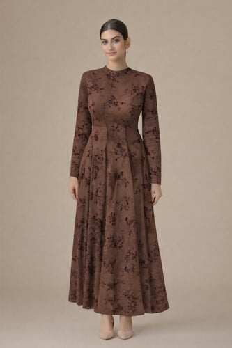 فستان “رومانسية الورد الهادئ” – أنوثة ناعمة بطابع...