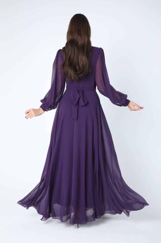 فستان شيفون ناعم