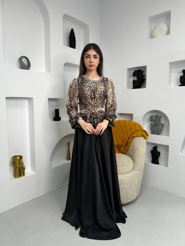 فستان طويل نمري