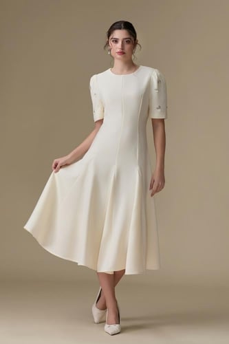 فستان “أناقة ناعمة مرصعة” – حضور راقٍ بلمسة كلاسيك...