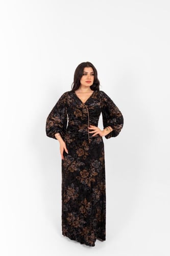 فخامة المخمل بنقشة ملكية