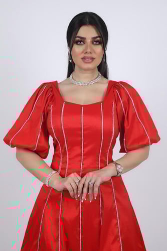 فستان سهرة ميدي