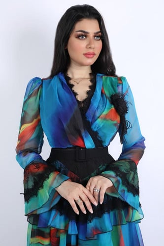 فستان ماكسي طويل