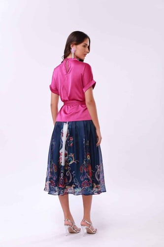 طقم تيور بفتحة من اعلى الصدر