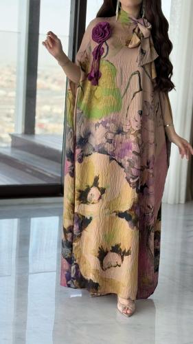 جلابية ببرنت مشجر