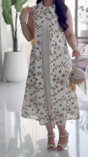 جلابيه قطعتين “نقش تراثي راقي”