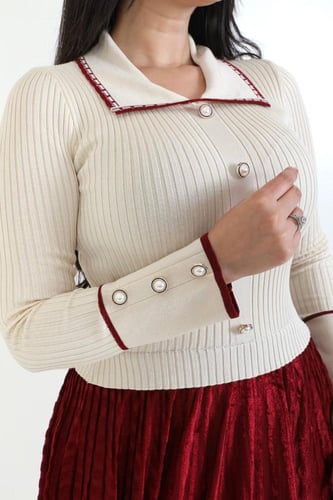 فستان ريب كلاسيك راقي – أناقة هادئة بتفاصيل ناعمة...