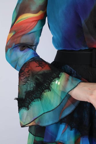 فستان ماكسي طويل