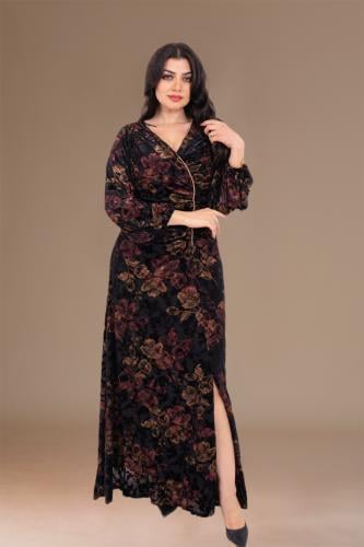 فخامة المخمل بنقشة ملكية