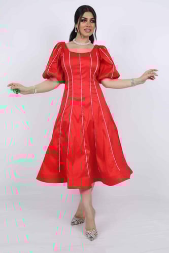 فستان سهرة ميدي