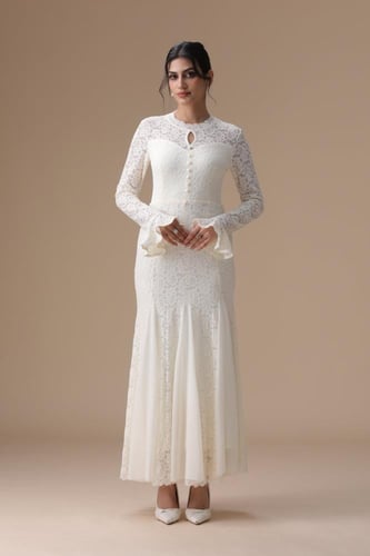 فستان “دانـتيل أميرة الكلاسيك” – فخامة ناعمة بإحسا...