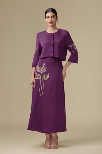 طقم “أناقة عصرية بلمسة فاخرة” – تصميم متكامل بحضور...