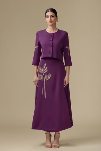 طقم “أناقة عصرية بلمسة فاخرة” – تصميم متكامل بحضور...