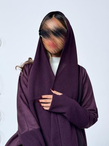 شامواه بنفسجي x اطراف صوف