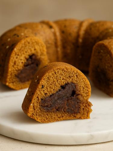 ‏ Organic millet & almond date cake gluten-free