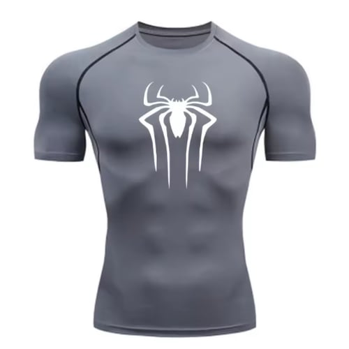 تيشيرت تمرين ضاغط بتصميم خارق - إصدار سبايدر مان