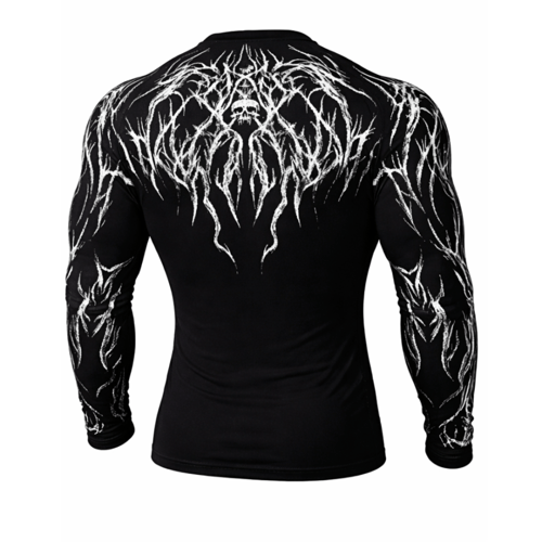 تيشيرت تمرين ضاغط بتصميم خارق (أكمام طويله) - Skul...