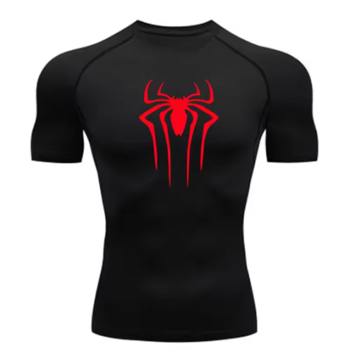 تيشيرت تمرين ضاغط بتصميم خارق - إصدار سبايدر مان
