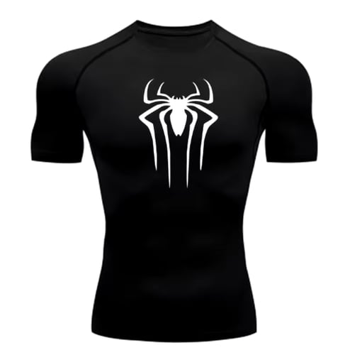 تيشيرت تمرين ضاغط بتصميم خارق - إصدار سبايدر مان