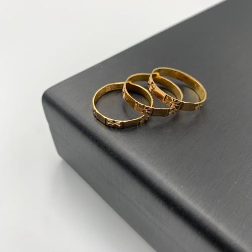 خاتم مرامي ذهب عيار 21 – تصميم محفور أنيق – الوزن...