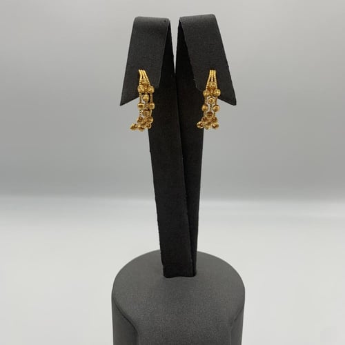 طقم ذهب بحريني عيار 21 وزن 19.27 جرام بتصميم ناعم...