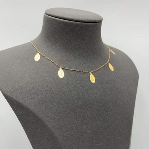 تشوكر ذهب عيار 21 بوزن 1.1 جرام - لمسة فاخرة لأنوث...