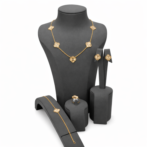 طقم بحريني ذهب عيار 21 وزن 13.22 جرام فاخر