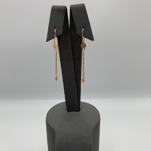 طقم ذهب بحريني عيار 21 وزن 4.9 جرام بثلاث طبقات را...