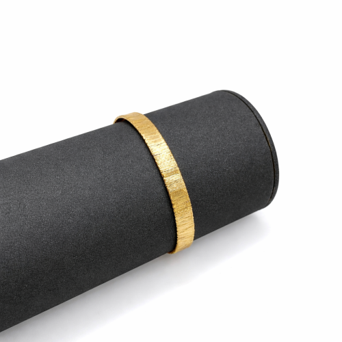 سوارة بحريني ذهب عيار 21 وزن 6.95 جرام بتصميم عريض...