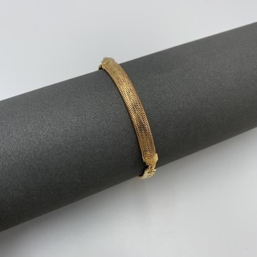 سواره إيطالي ذهب عيار 18 بتصميم كلاسيكي عريض ووزن...