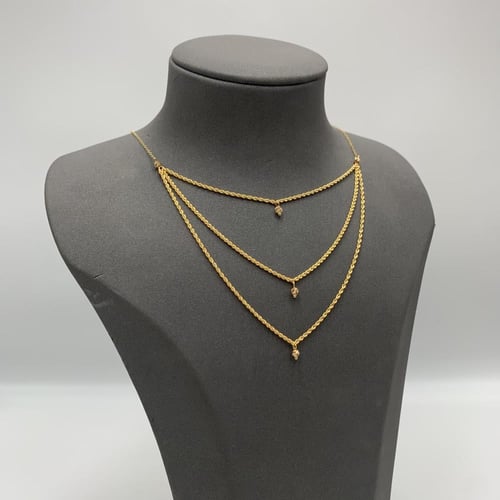 طقم ذهب بحريني ناعم عيار 21 وزن 4.76 جرام