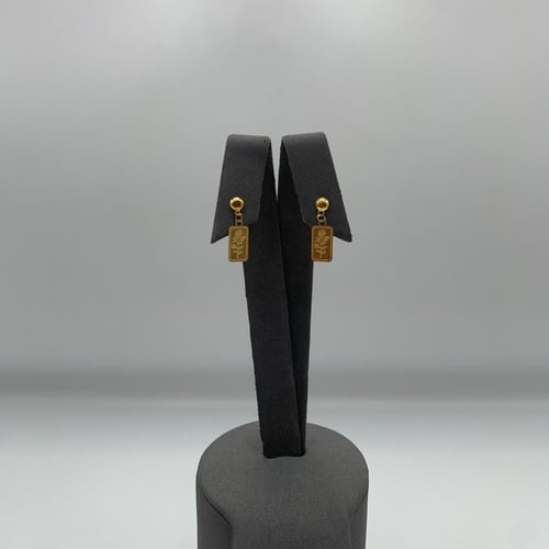 طقم ذهب بحريني عيار 21 بتصميم طبقتين أنيق وزن 4.47...