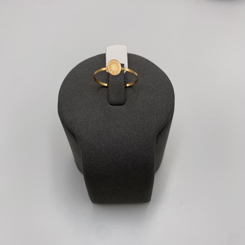 طقم ذهب بحريني عيار 21 وزن 3.83 جرام بثلاث طبقات أ...