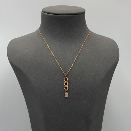 عقد مميز ايطالي تصميم الماس عيار 18 الوزن 2.11