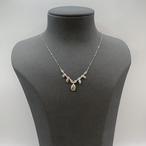 عقد ذهب إيطالي عيار 18 وزن 2.13 جرام بتعليقة متدلي...