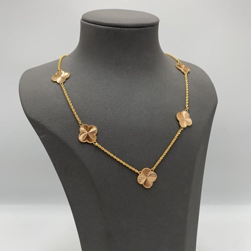 طقم بحريني ذهب عيار 21 وزن 13.22 جرام فاخر