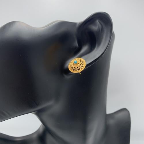 حلق مميز بحريني عيار 21 الوزن 3.2