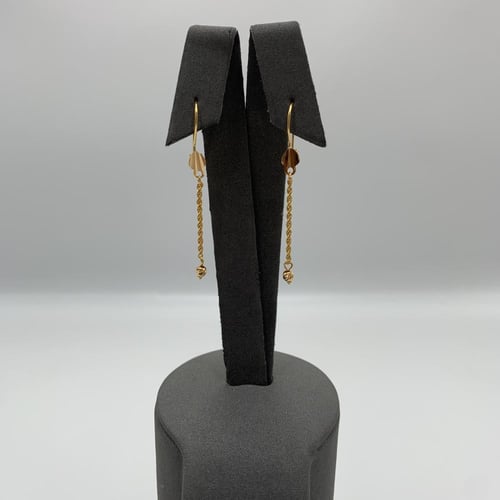 طقم بحريني ذهب عيار 21 وزن 4.69 جرام بطبقتين راقي