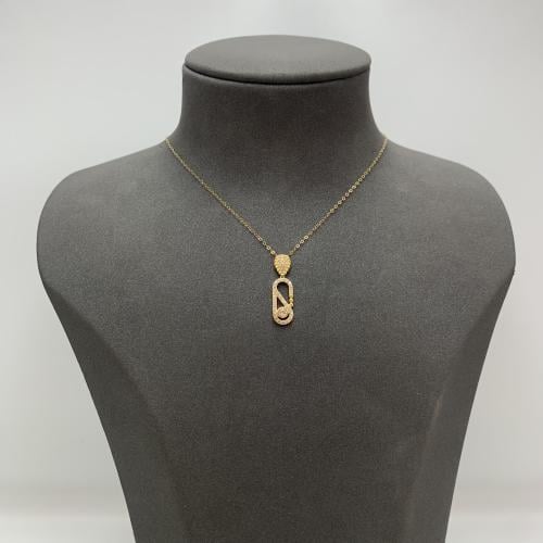 عقد ذهب إيطالي عيار 18 بوزن 0.89 جرام بتصميم عصري...