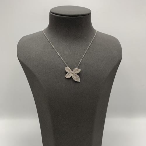 عقد مميز تصميم الماس عيار 18 الوزن 3.69