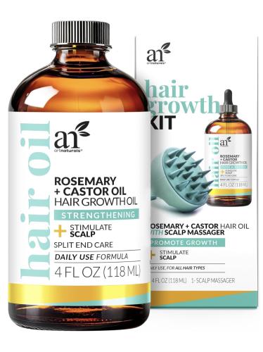 ارت ناتشور مجموع نمو الشعر اكليل الجبل +زيت الخروع