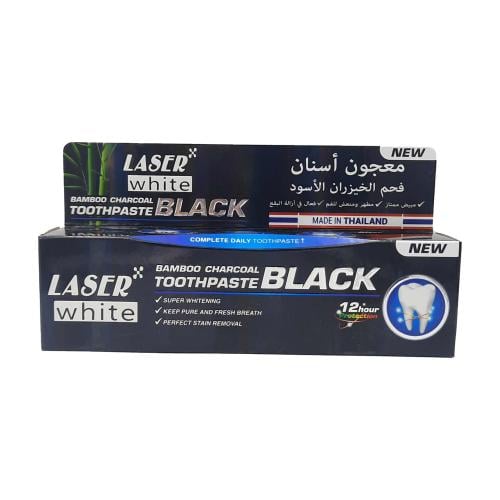 ليزر وايت معجون اسنان 100جم فحم الخيزران