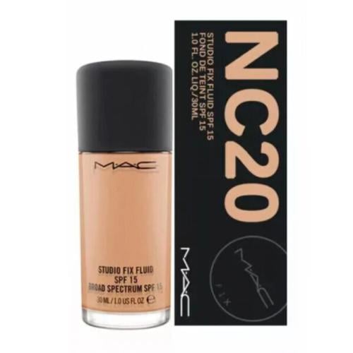 ماك كريم اساس ستوديو فيكس فلويد SPF15 NC20