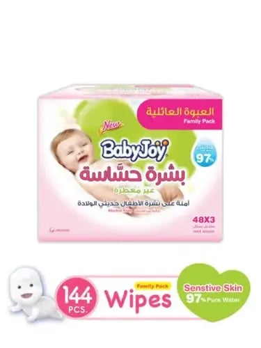 بيبي جوي مناديل اطفال غير معطر 6*3*48